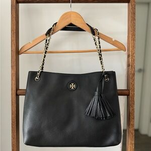 Tory Burch soft pebble leather purse